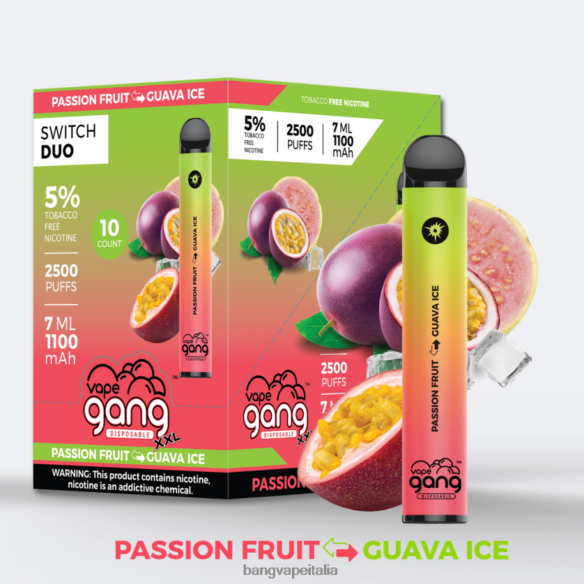 Gang Vape Price - Vape Gang Switch Duo 2 gusti (scatola da 10) aloe fragola - fragola mango V82J8J38