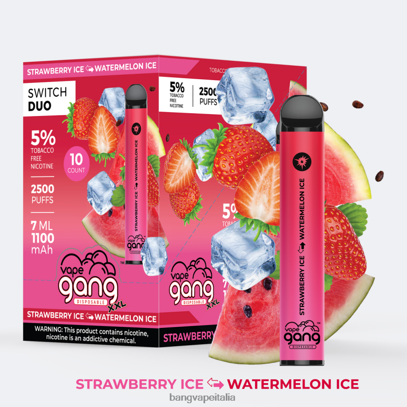 Gang Vape Price - Vape Gang Switch Duo 2 gusti (scatola da 10) aloe fragola - fragola mango V82J8J38