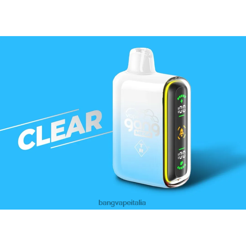 Bang Disposable Vape Flavors - Vape Gang MEGA Vape usa e getta da 20.000 puff (scatola da 5) chiaro V82J8J56