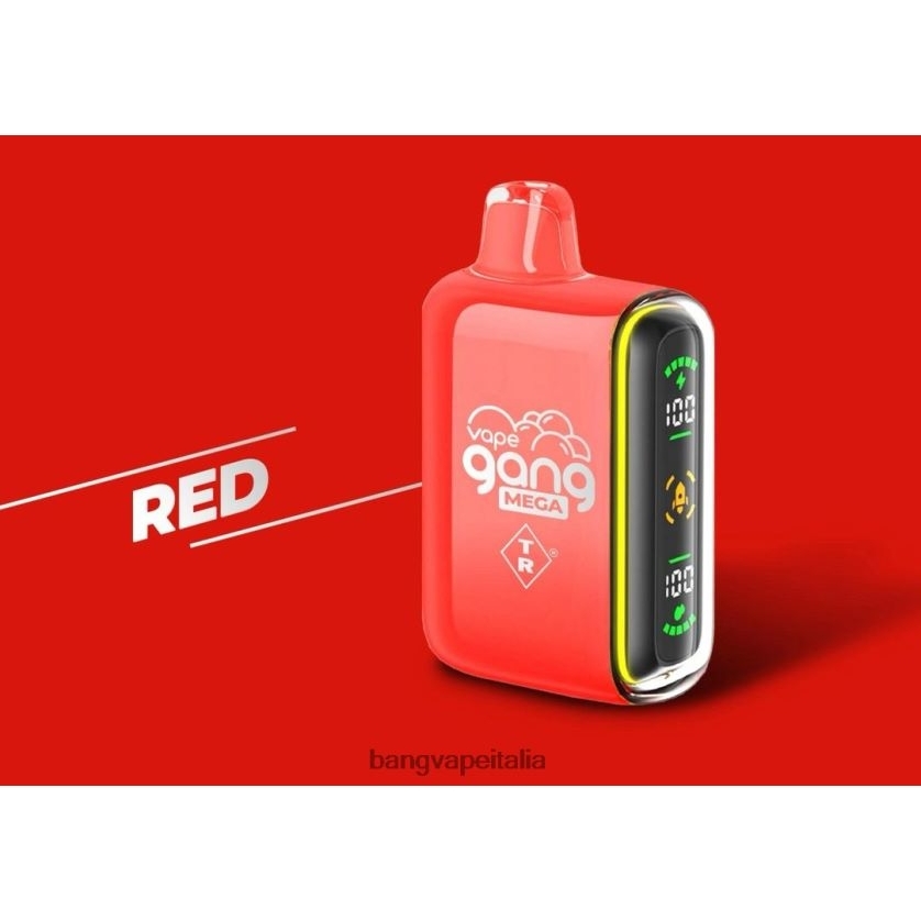 Bang Disposable Vape Review - Vape Gang MEGA Vape usa e getta da 20.000 puff (scatola da 5) rosso V82J8J57