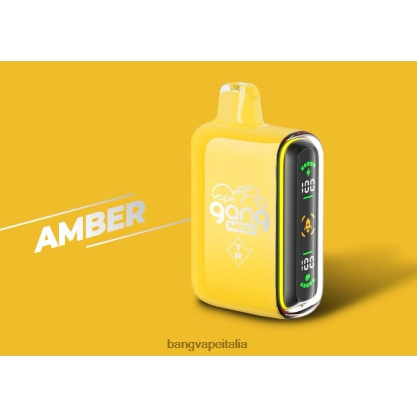 Vape Gang Flavors - Vape Gang MEGA Vape usa e getta da 20.000 puff (scatola da 5) ambra V82J8J50