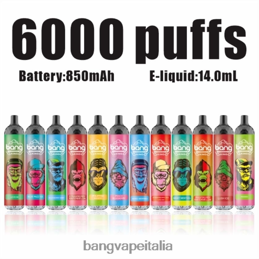 Gang Vape Price - Bang Vape King 6000 puff 5% nic ricaricabile tipo-c monouso V82J8J8