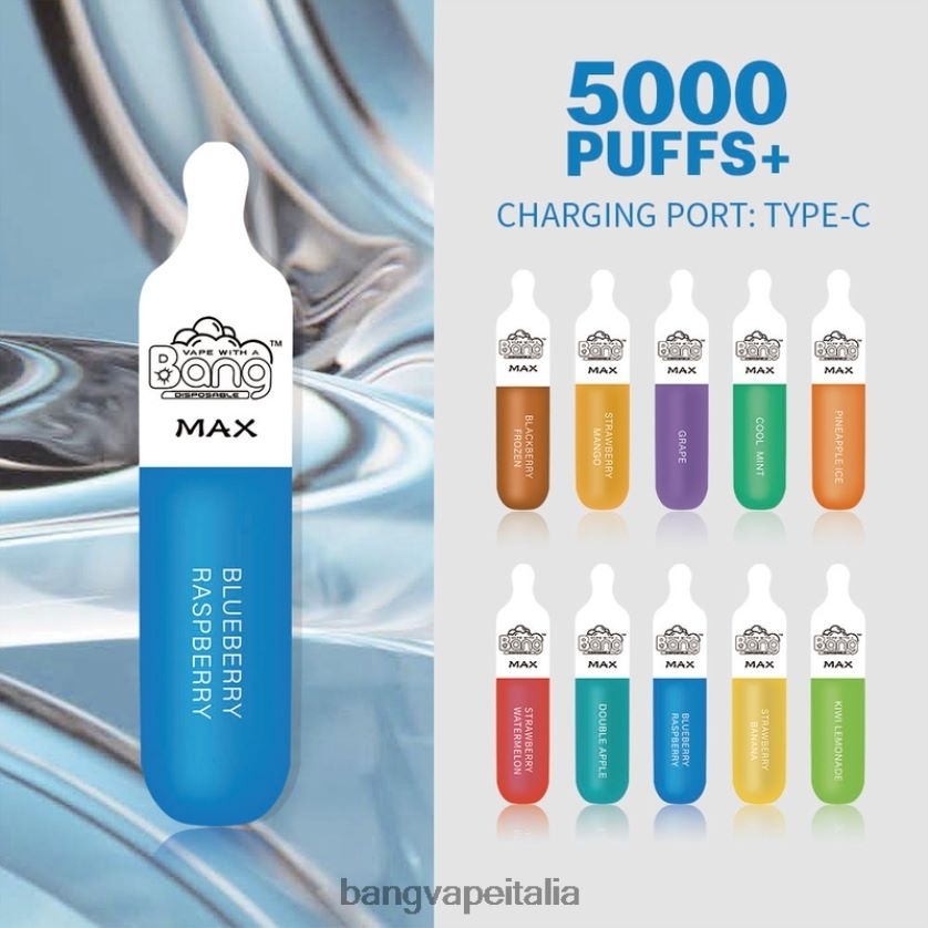 Vape Gang Flavors - Bang Vape Max Barra da 5000 soffi monouso V82J8J10