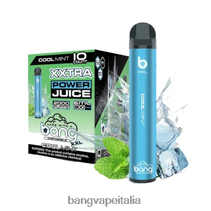 Bang Box Disposable Vape - Bang Vape XXL 2000 sbuffi menta fresca V82J8J16