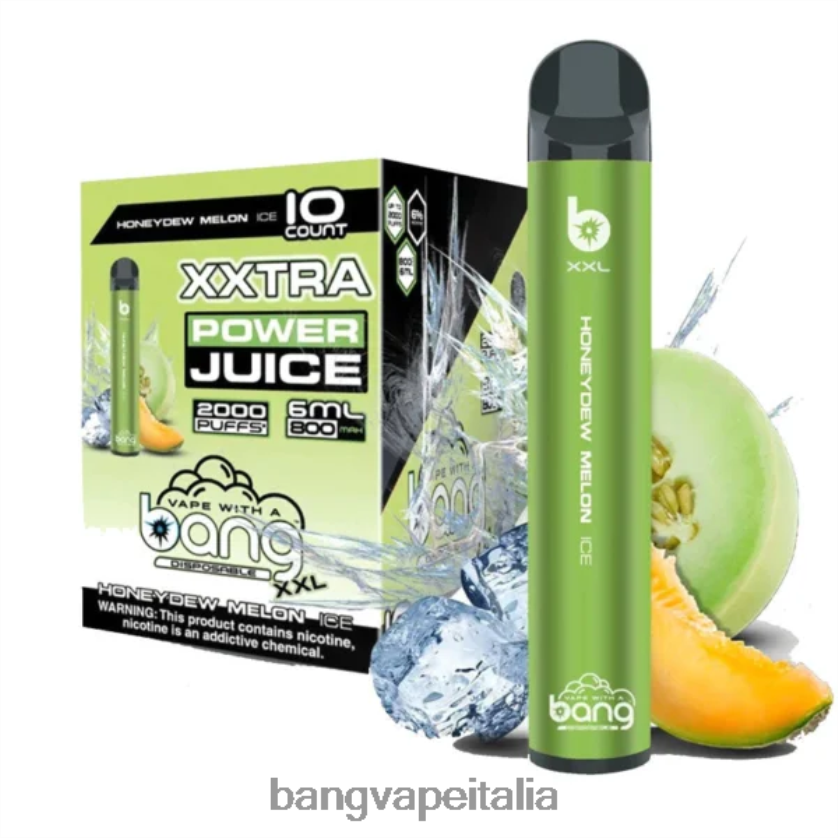 Gang Vape Price - Bang Vape XXL 2000 sbuffi ghiaccio al melone V82J8J18